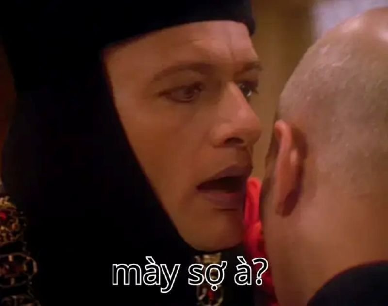 meme bạn sợ à biểu cảm không đỡ nổi