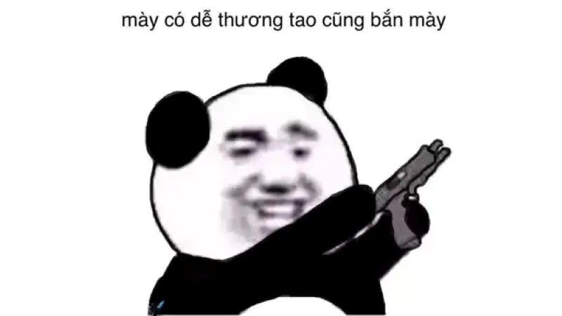 meme bắn súng cực cháy trên mạng