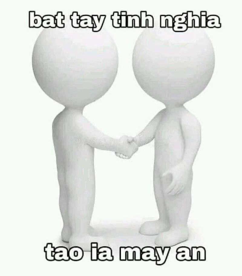 meme bắt tay hài hước cực kỳ viral
