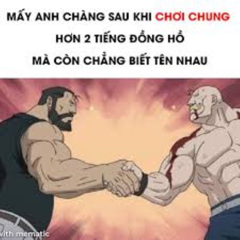 meme bắt tay hài hước xem là mê