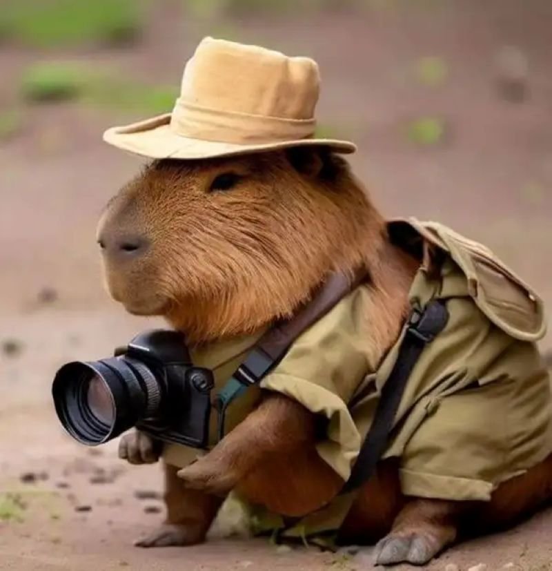 meme capybara cute khiến dân mạng mê