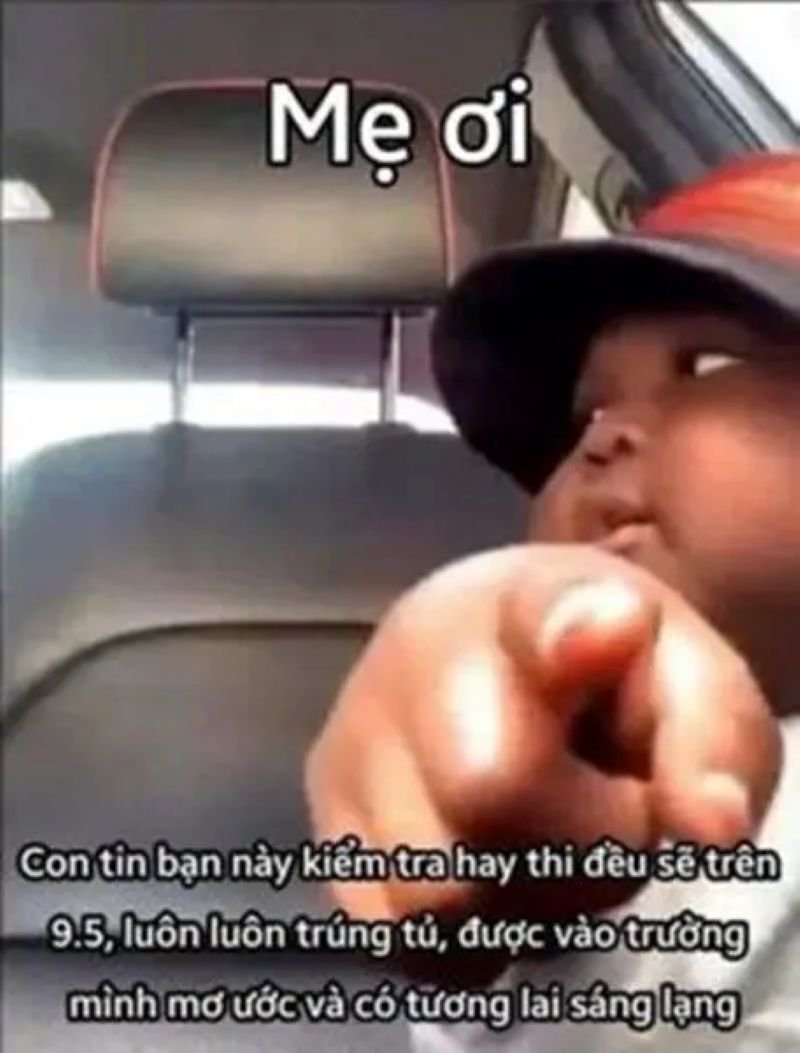 meme chỉ tay khiến người xem bất ngờ