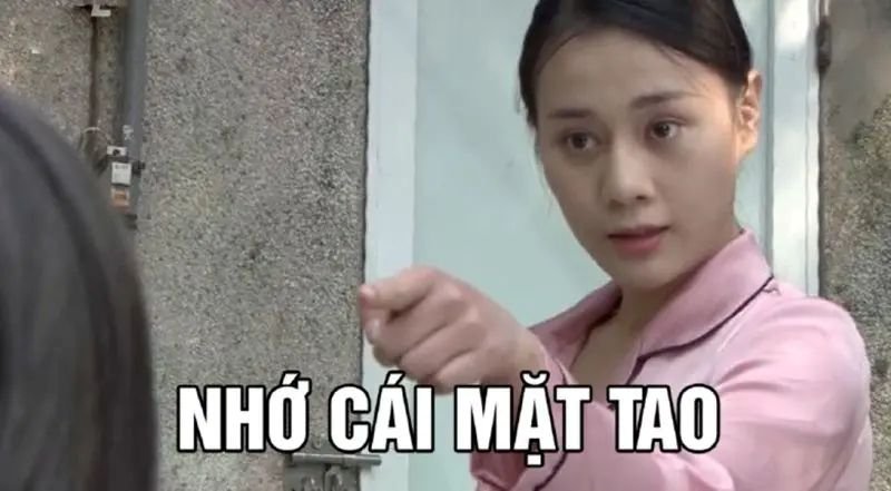 meme chỉ tay với biểu cảm bá đạo