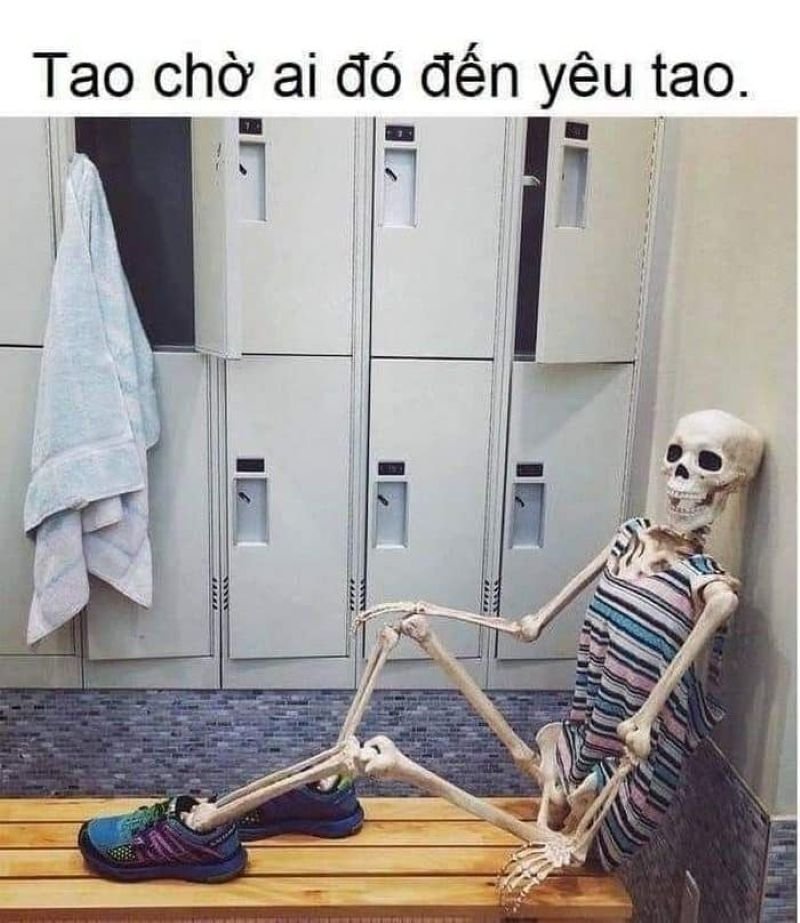 meme chờ đợi cả thanh xuân