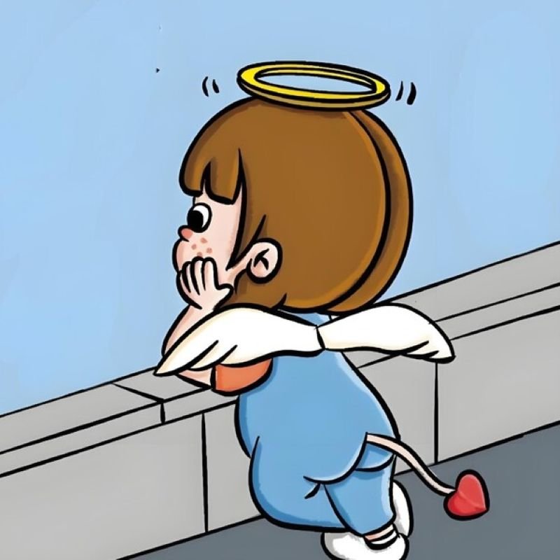 meme chờ đợi với ánh mắt buồn