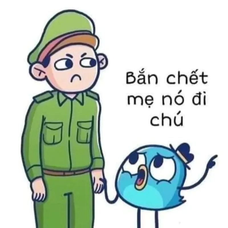 meme công an gây bão cộng đồng mạng