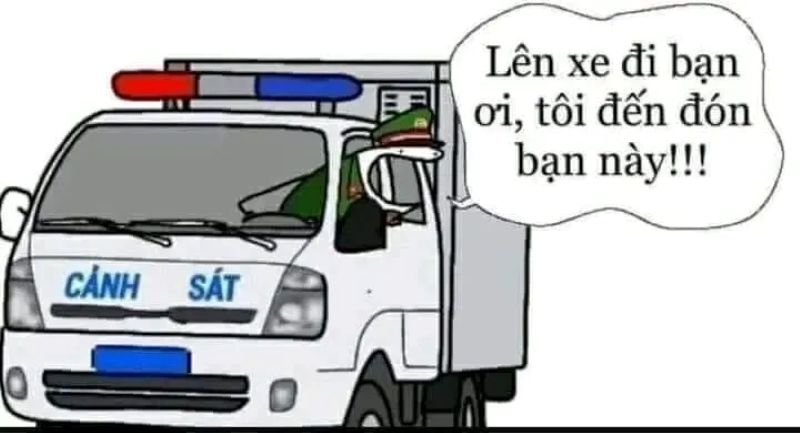 meme công an hài hước trending hôm nay