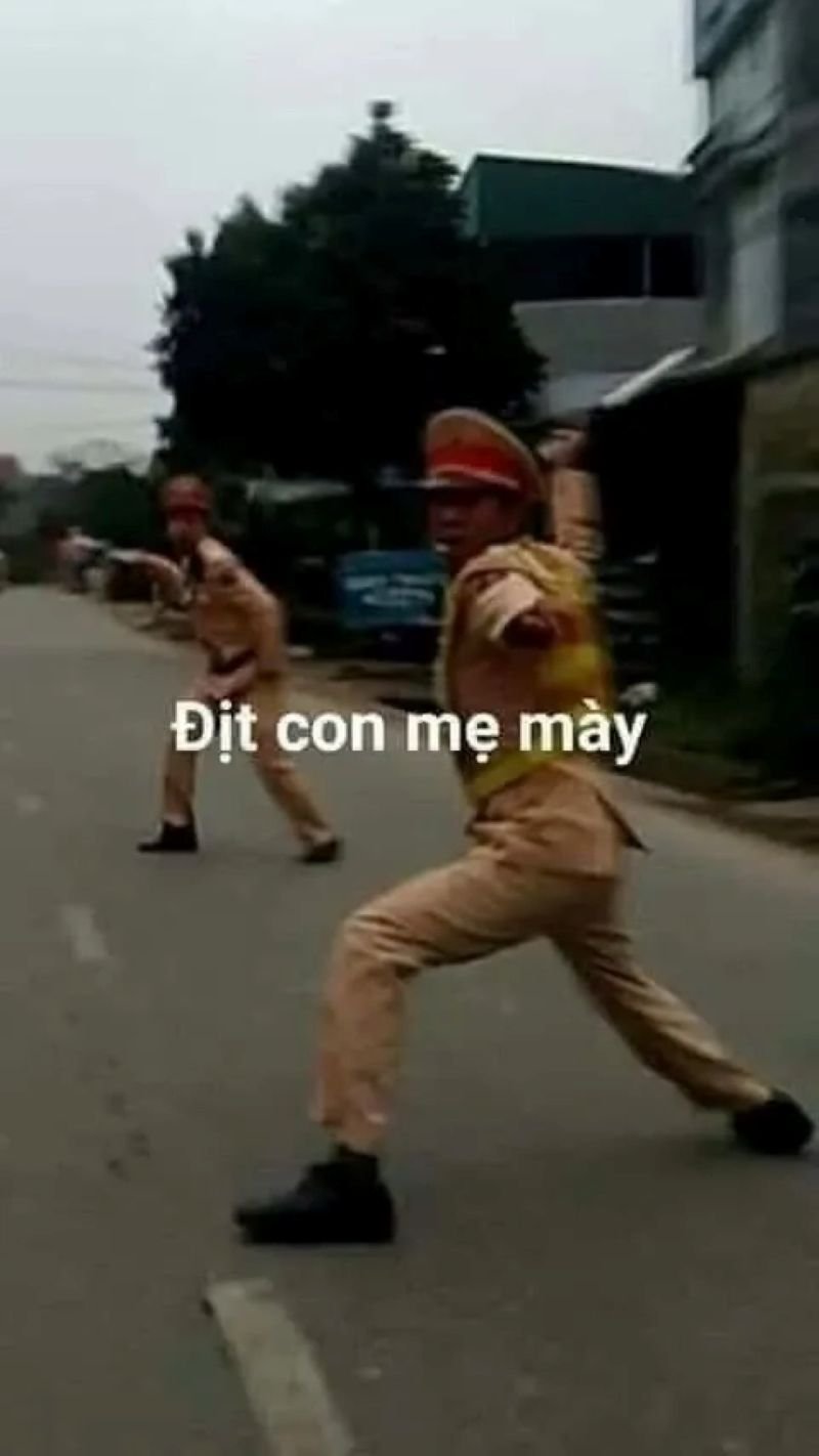 meme công an tình huống cực hài