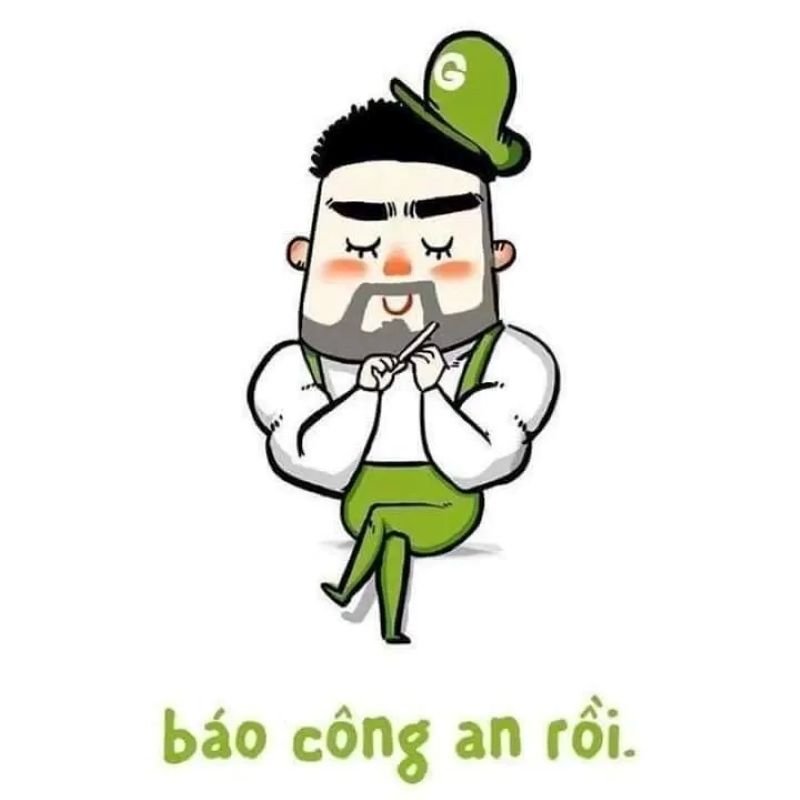 meme công an tình huống dở khóc