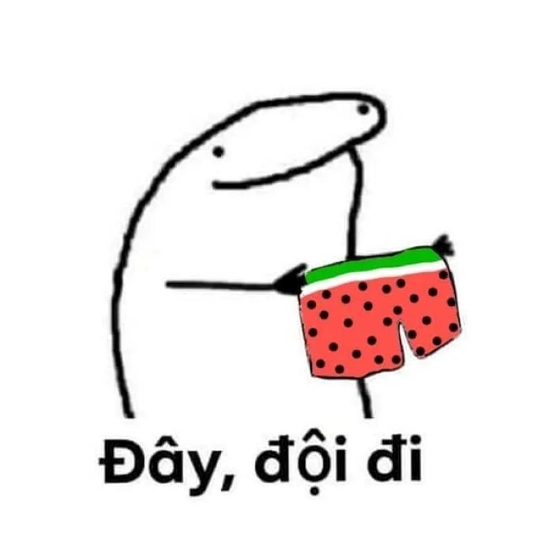 meme đội quần pha xử lý đi vào lòng