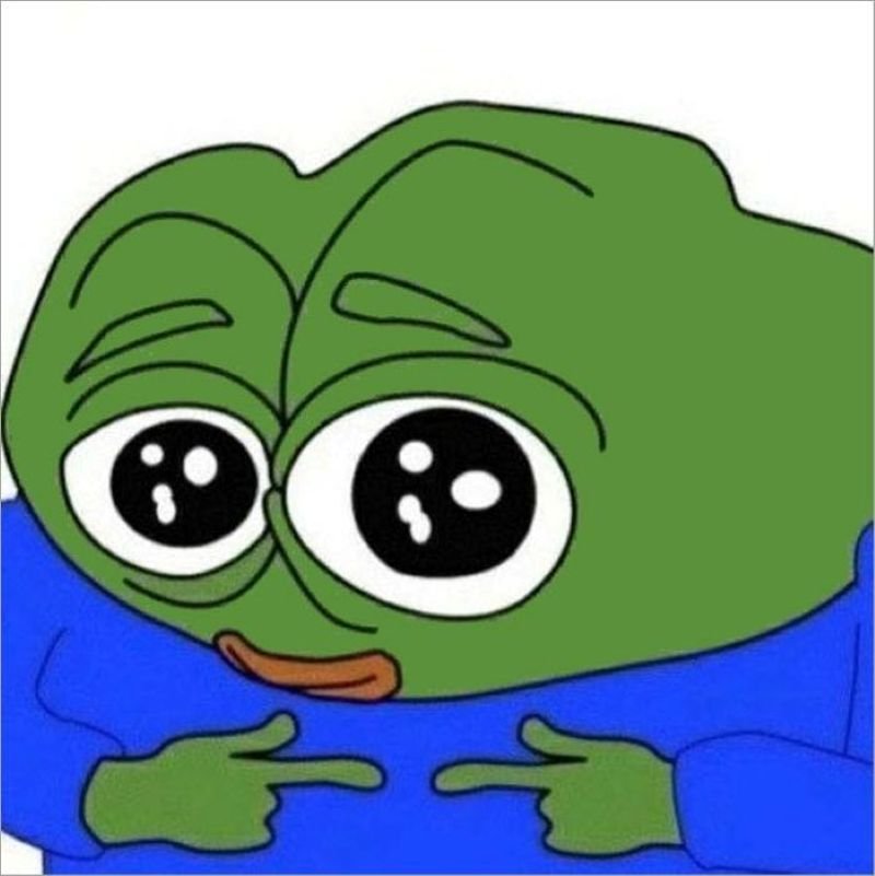 meme ếch xanh mặt ngơ bá đạo