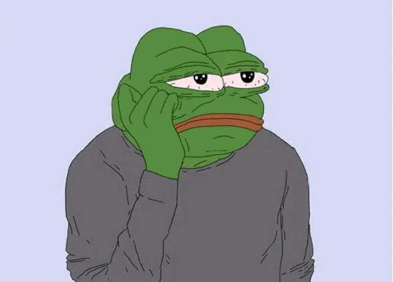 meme ếch xanh nhìn phát bật cười