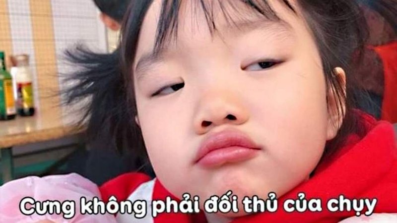 meme em bé đang được yêu thích