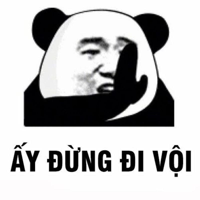 meme gấu trúc troll bạn bè cực mạnh