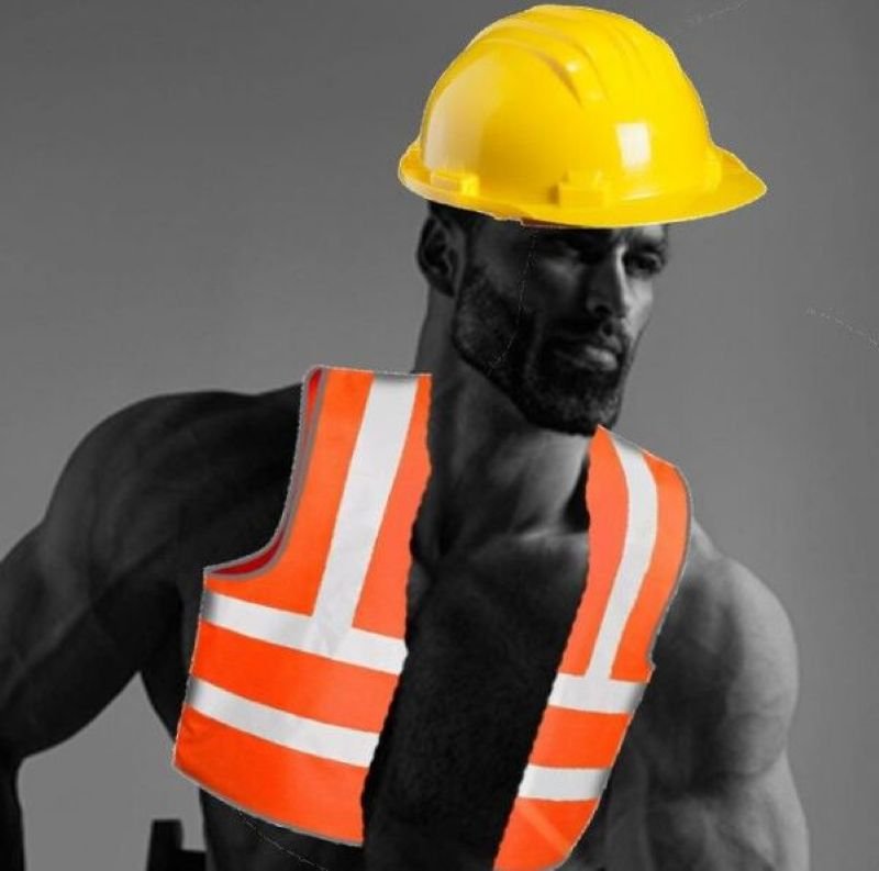 meme gigachad biểu cảm cực kỳ hài hước