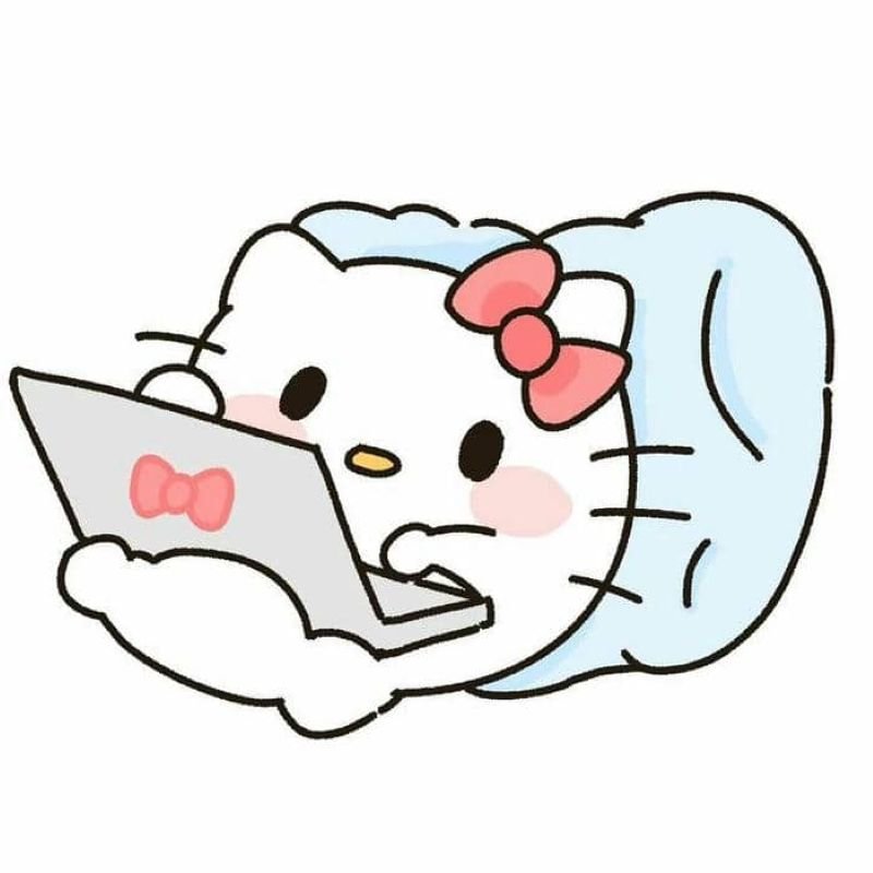 meme hello kitty biểu cảm cực kỳ hài