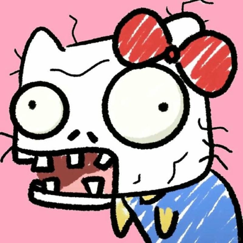 meme hello kitty cute làm ảnh đại diện