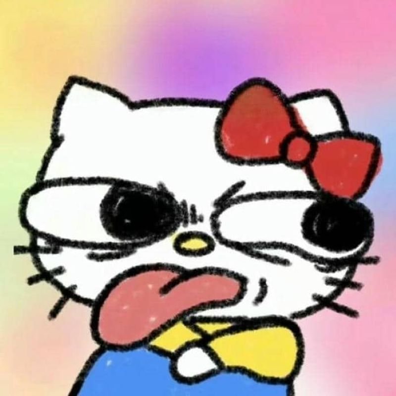 meme hello kitty hài hước khiến ai cũng cười