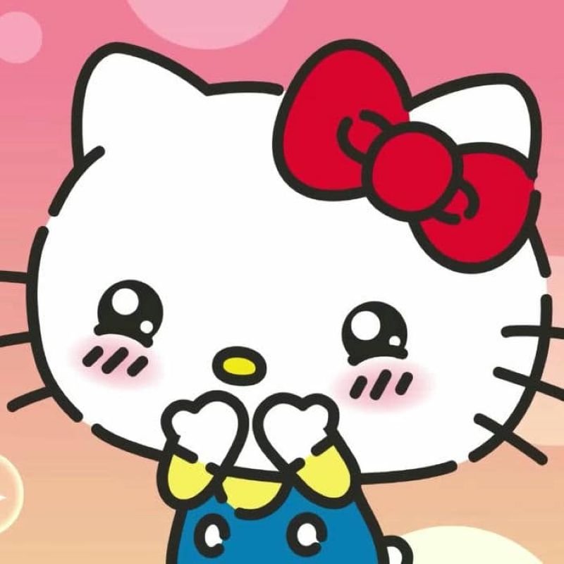 meme hello kitty reaction cực đáng yêu