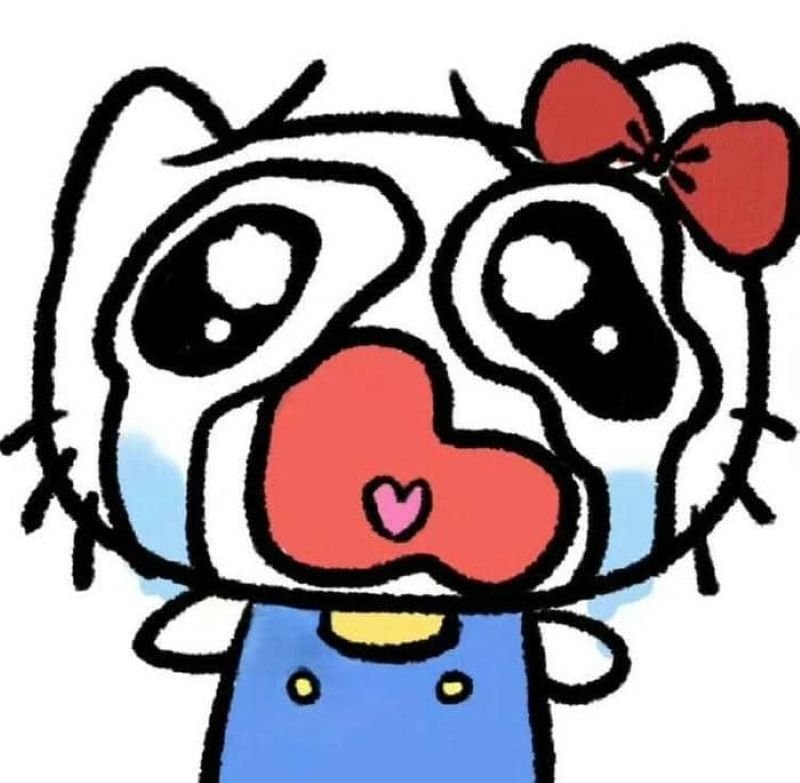 meme hello kitty vui nhộn cực kỳ bắt mắt