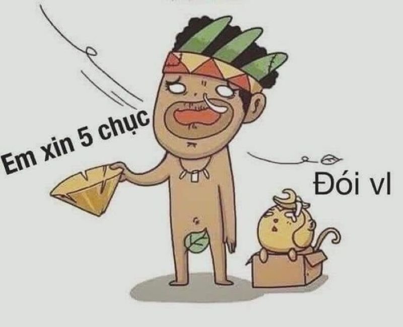 meme hết tiền biểu cảm bất lực cực hài