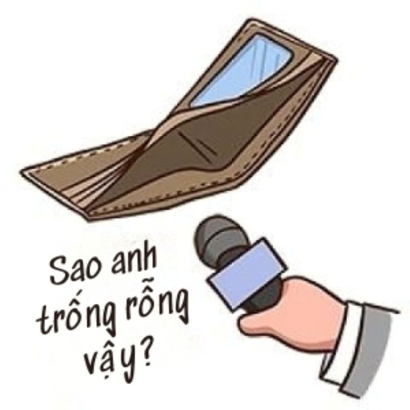 meme hết tiền khi bạn muốn đi chơi