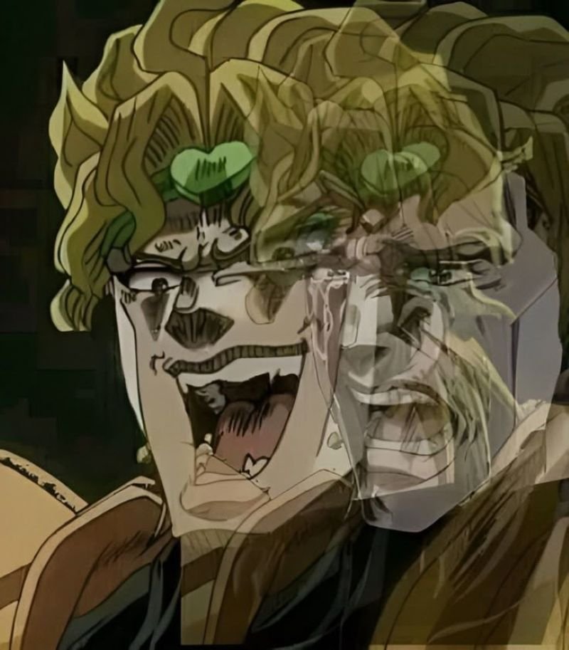 meme jojo biểu cảm nhìn là muốn cười