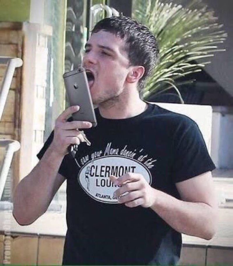 meme josh hutcherson biểu cảm gây nghiện