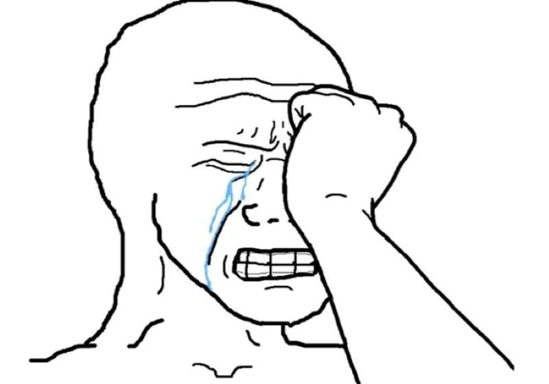 meme khóc bất lực cực hài