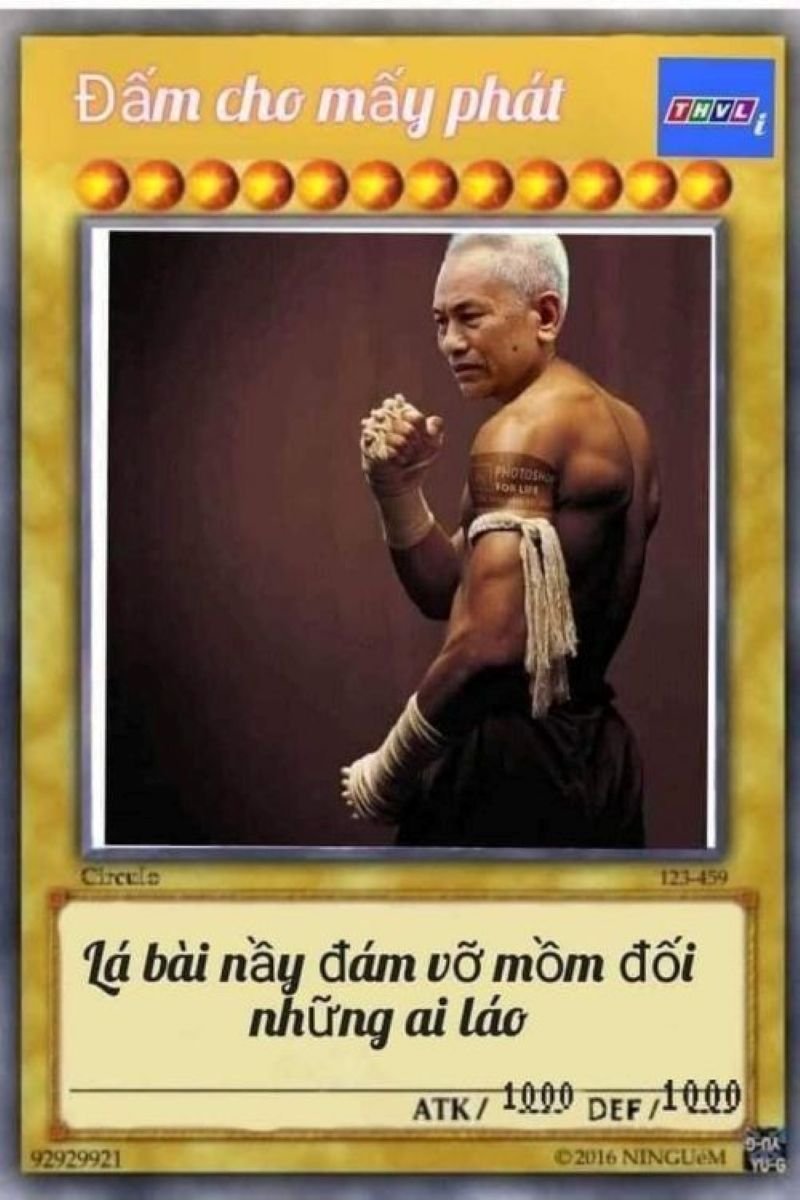 meme lá bài biểu cảm cực kỳ bá đạo