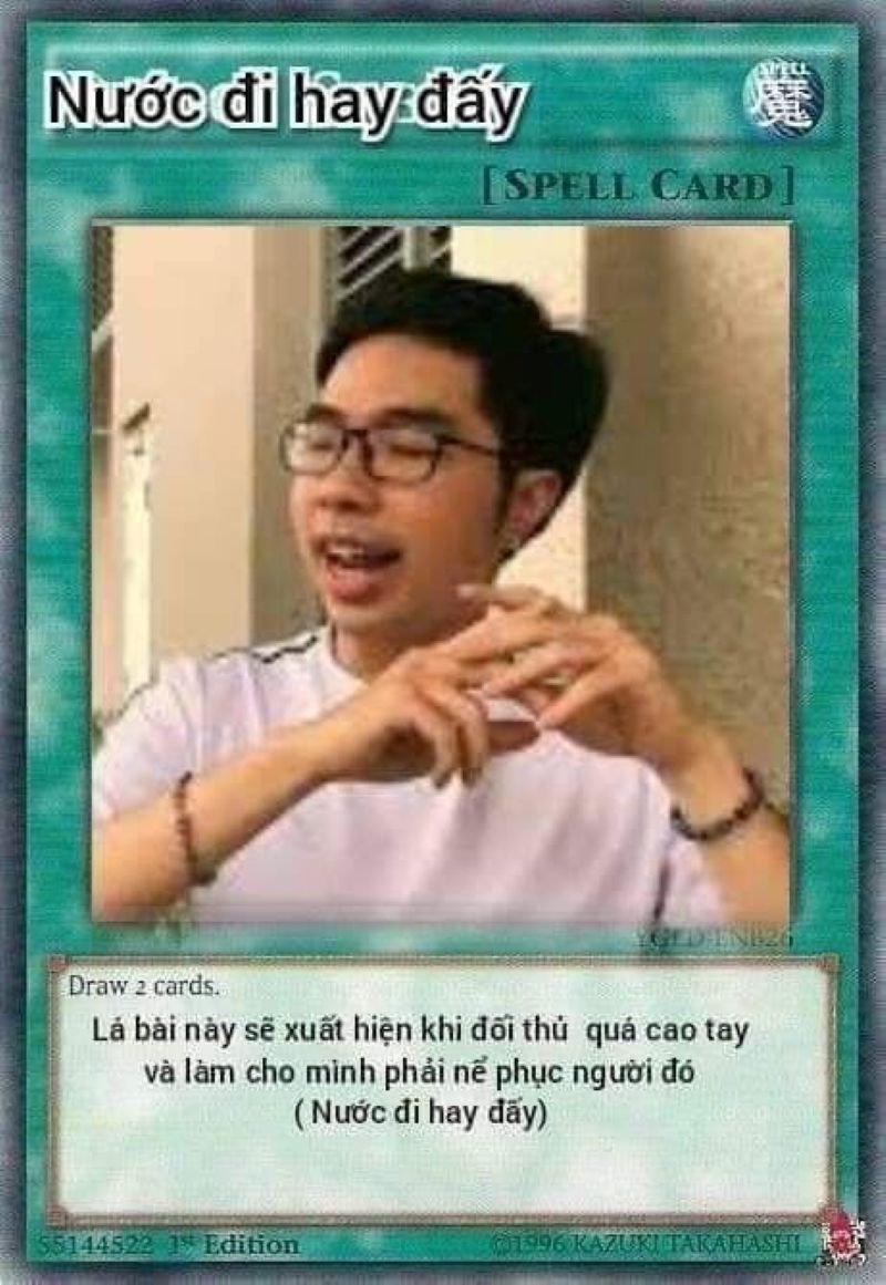 meme lá bài biểu cảm siêu hài