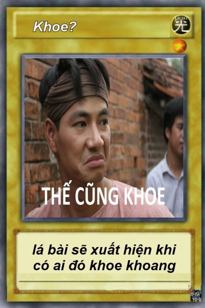 meme lá bài độc lạ gây chú ý