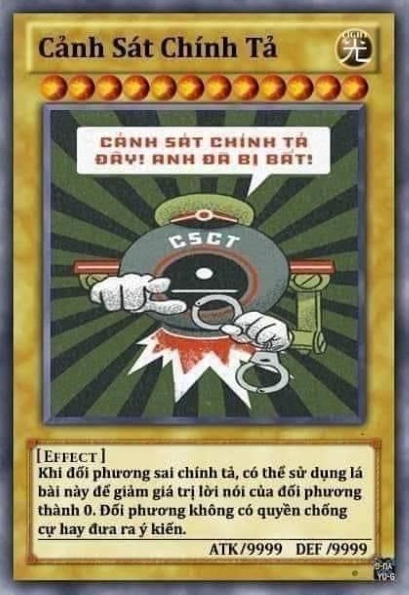meme lá bài khiến dân mạng thích