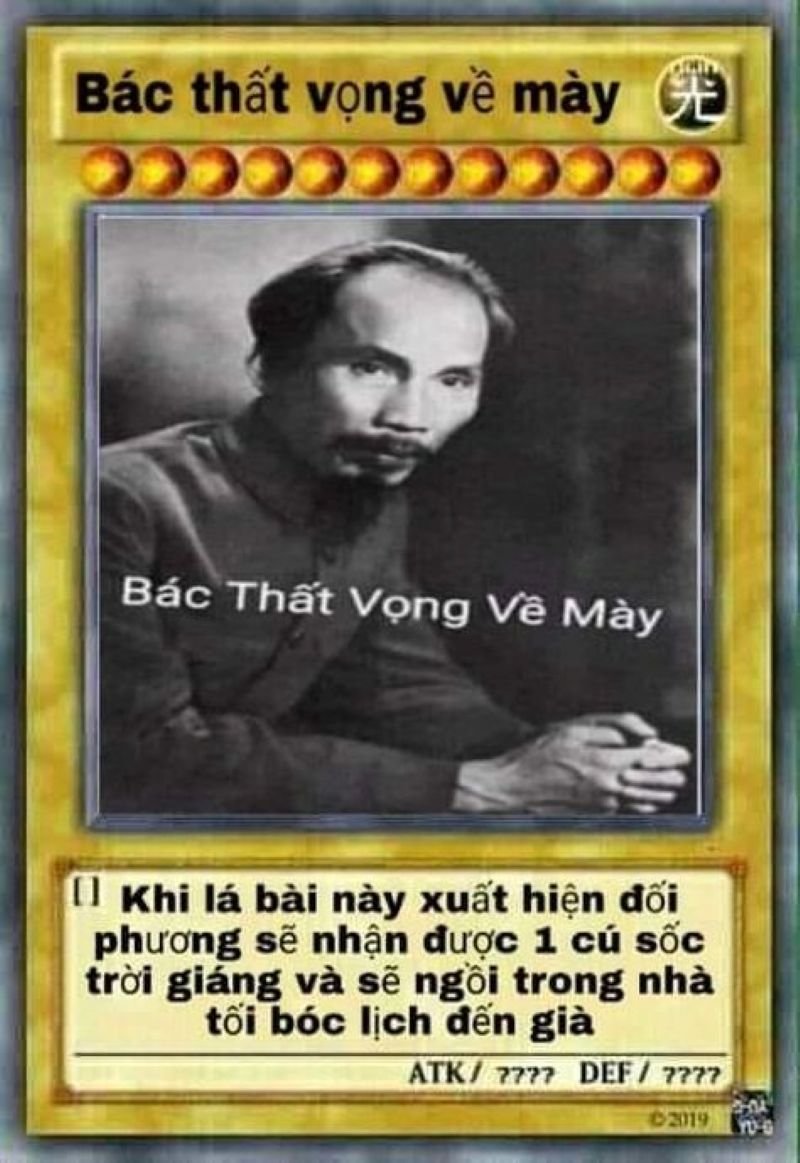 meme lá bài vui nhộn cực bắt mắt