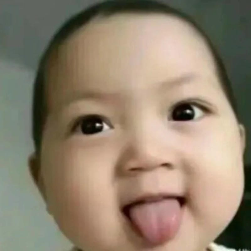 meme lè lưỡi đáng yêu và tinh nghịch