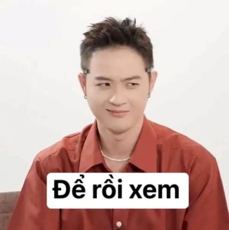 meme liếc khiến cuộc trò chuyện thêm vui