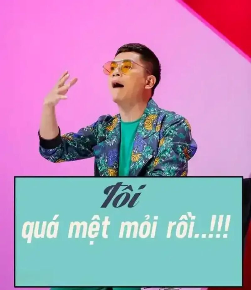 meme mệt mỏi khi cuộc đời quá khó