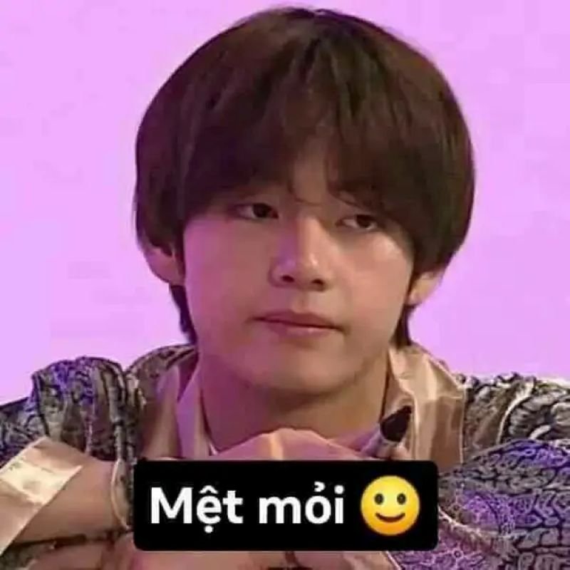 meme mệt mỏi khi học bài