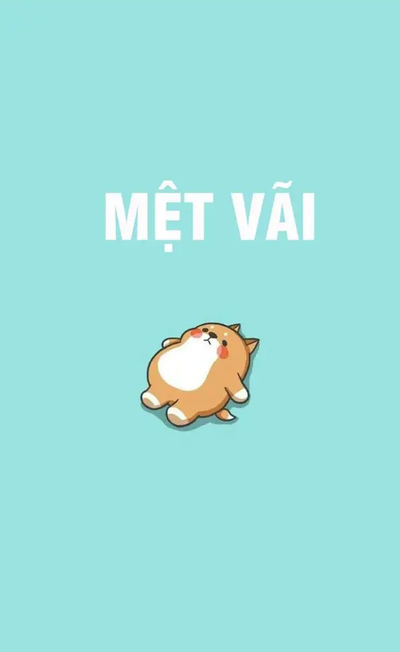 meme mệt mỏi thiếu năng lượng