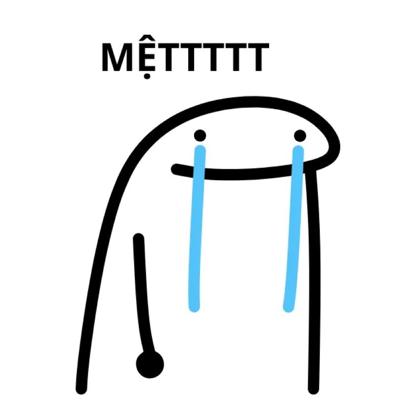 meme mệt mỏi vì công việc áp lực