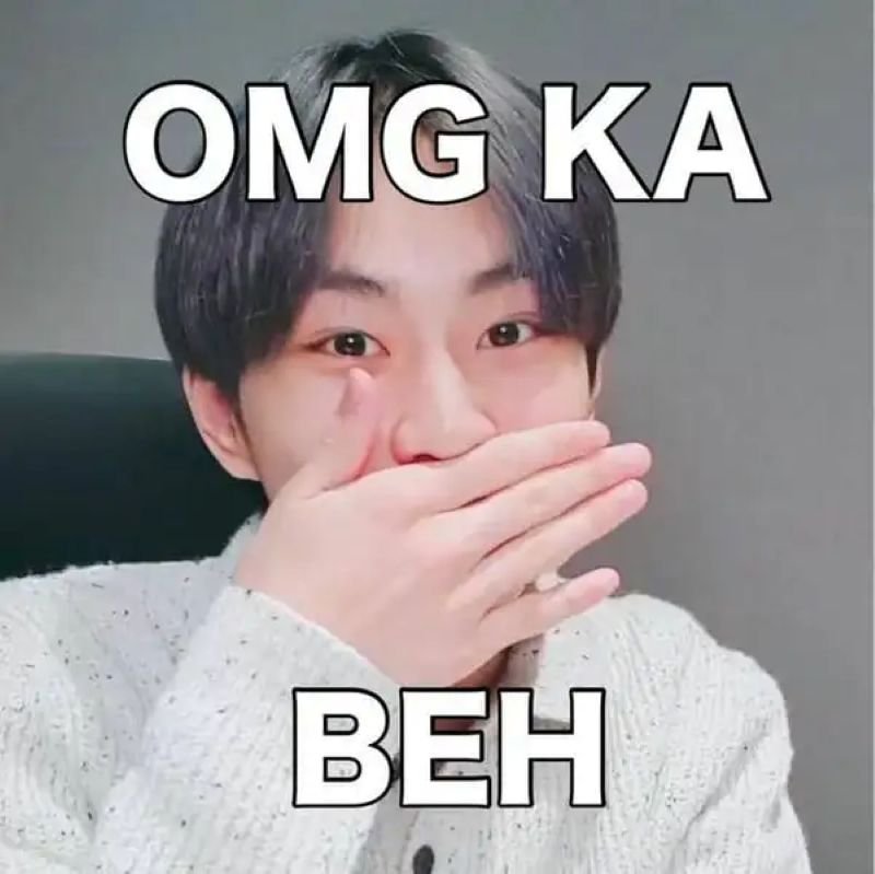 meme ngạc nhiên với gương mặt kinh ngạc