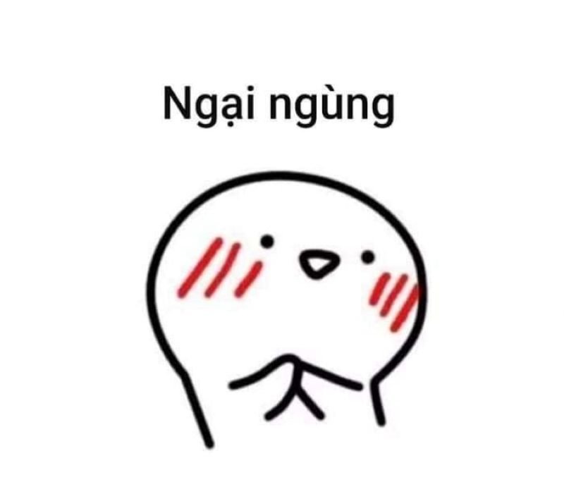 meme ngại khi bị bắt gặp
