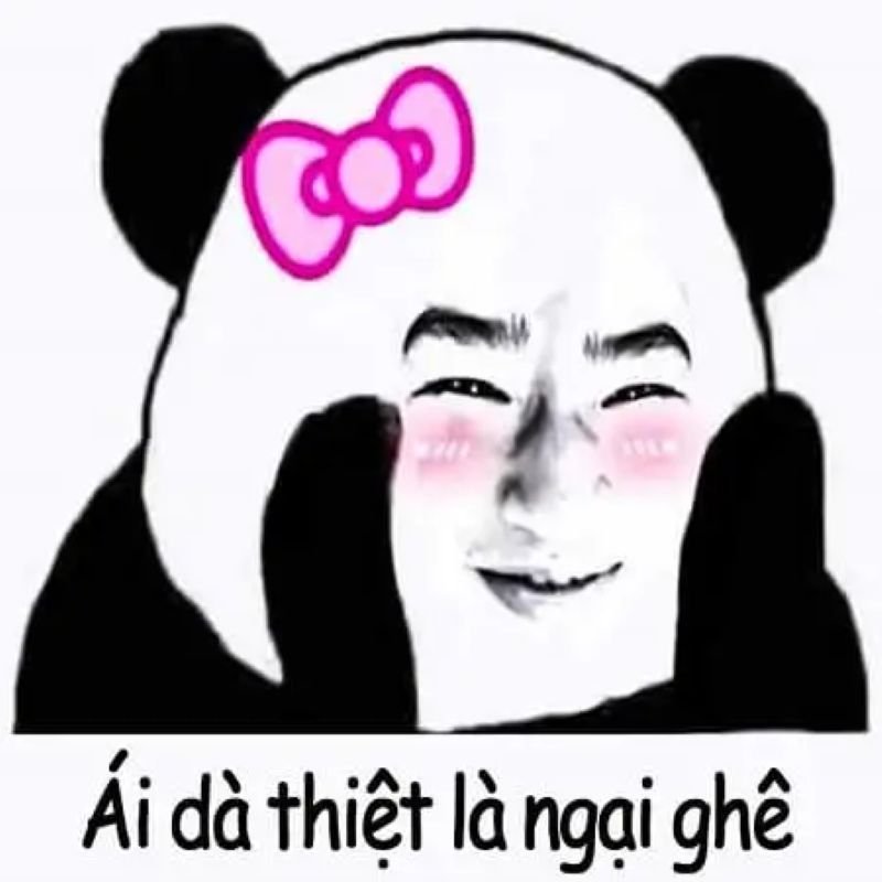 meme ngại ngùng nhìn cực đáng yêu