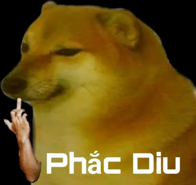 meme ngón giữa cà khịa không cần nói