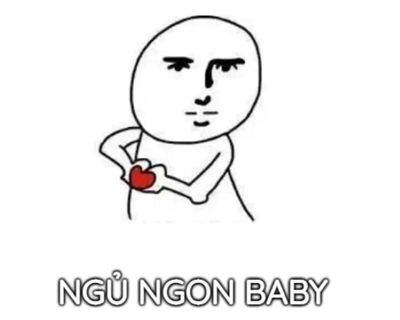 meme ngủ ngon hài hước đang hot trên mạng