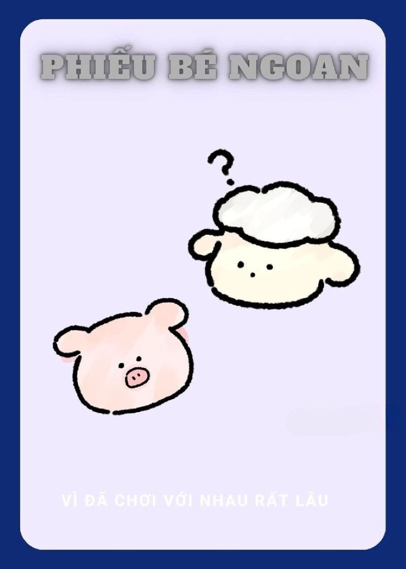 meme phiếu bé ngoan cực lầy lội