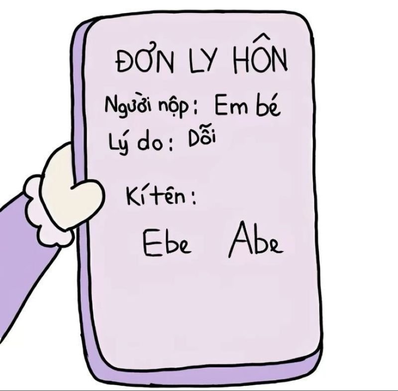meme phiếu bé ngoan cực mặn
