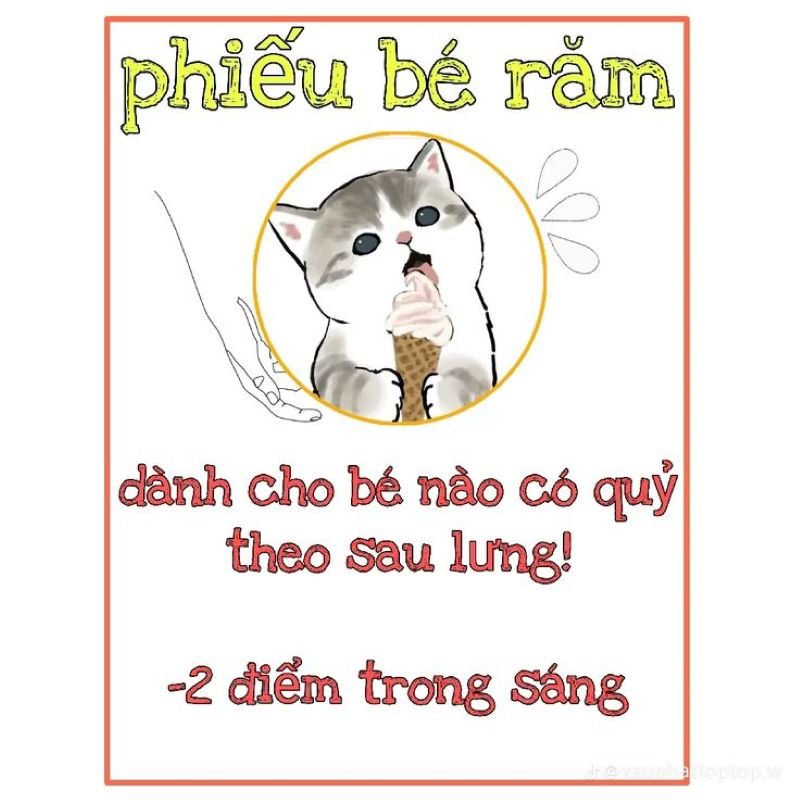 meme phiếu bé ngoan độc lạ