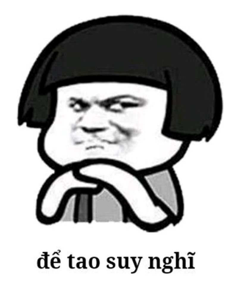 meme suy nghĩ đầy sự bất lực
