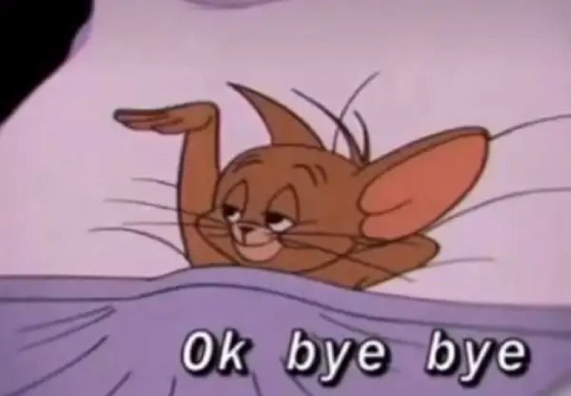 meme tạm biệt chất lượng cao